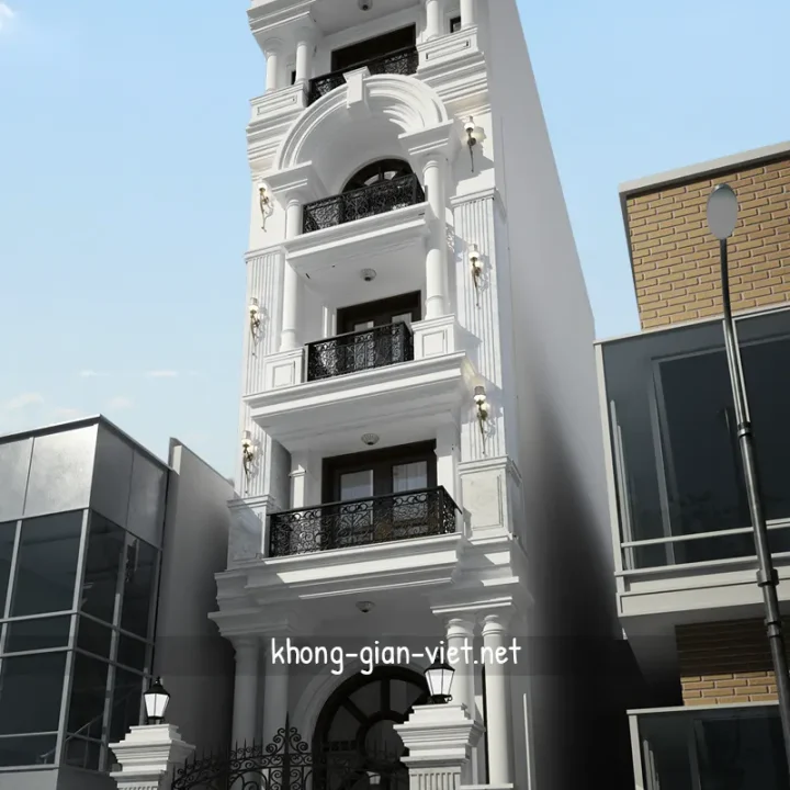 thiet ke khach san tan co dien 3