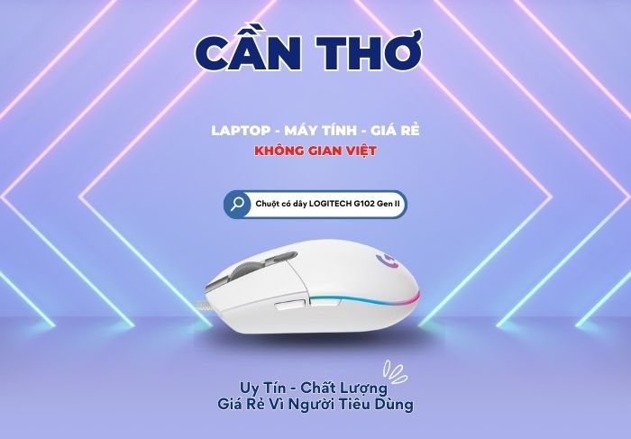 Chuột LOGITECH G102 Gen II Lightsync RGB Trắng Chính hãng