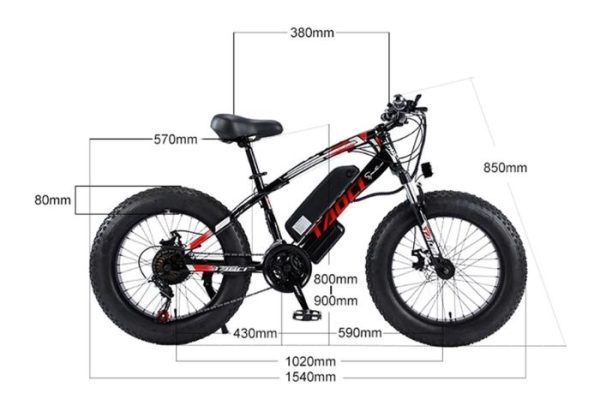 Xe Đạp Điện Bánh Béo TAOCI 21 Speed, Pin Lithium Dễ Tháo Rời - Image 3