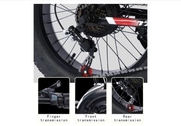 Xe Đạp Điện Bánh Béo TAOCI 21 Speed, Pin Lithium Dễ Tháo Rời - Image 7