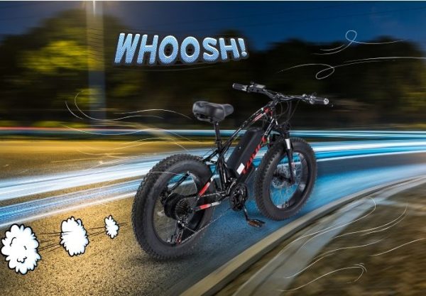 Xe Đạp Điện Bánh Béo TAOCI 21 Speed, Pin Lithium Dễ Tháo Rời
