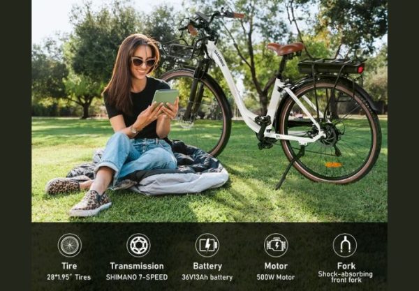 Xe Đạp Điện SAMEBIKE 28inch, 500W Hợp Kim Nhôm, Hàng Nhập Khẩu - Image 8