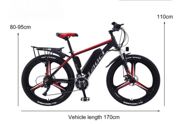 Xe Đạp Điện Trợ Lực Taoci Bánh Béo 36V 13AH 350W 26 inch 27speed - Image 3