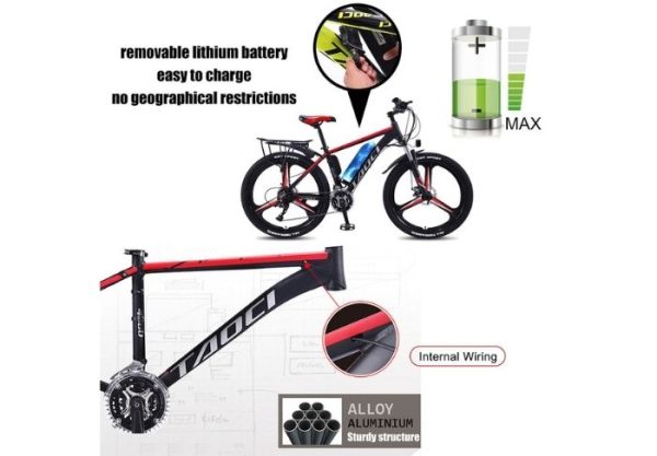 Xe Đạp Điện Trợ Lực Taoci Bánh Béo 36V 13AH 350W 26 inch 27speed - Image 7