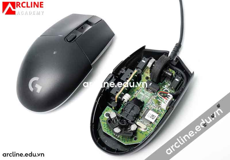 sửa con lăn chuột logitech g102 1